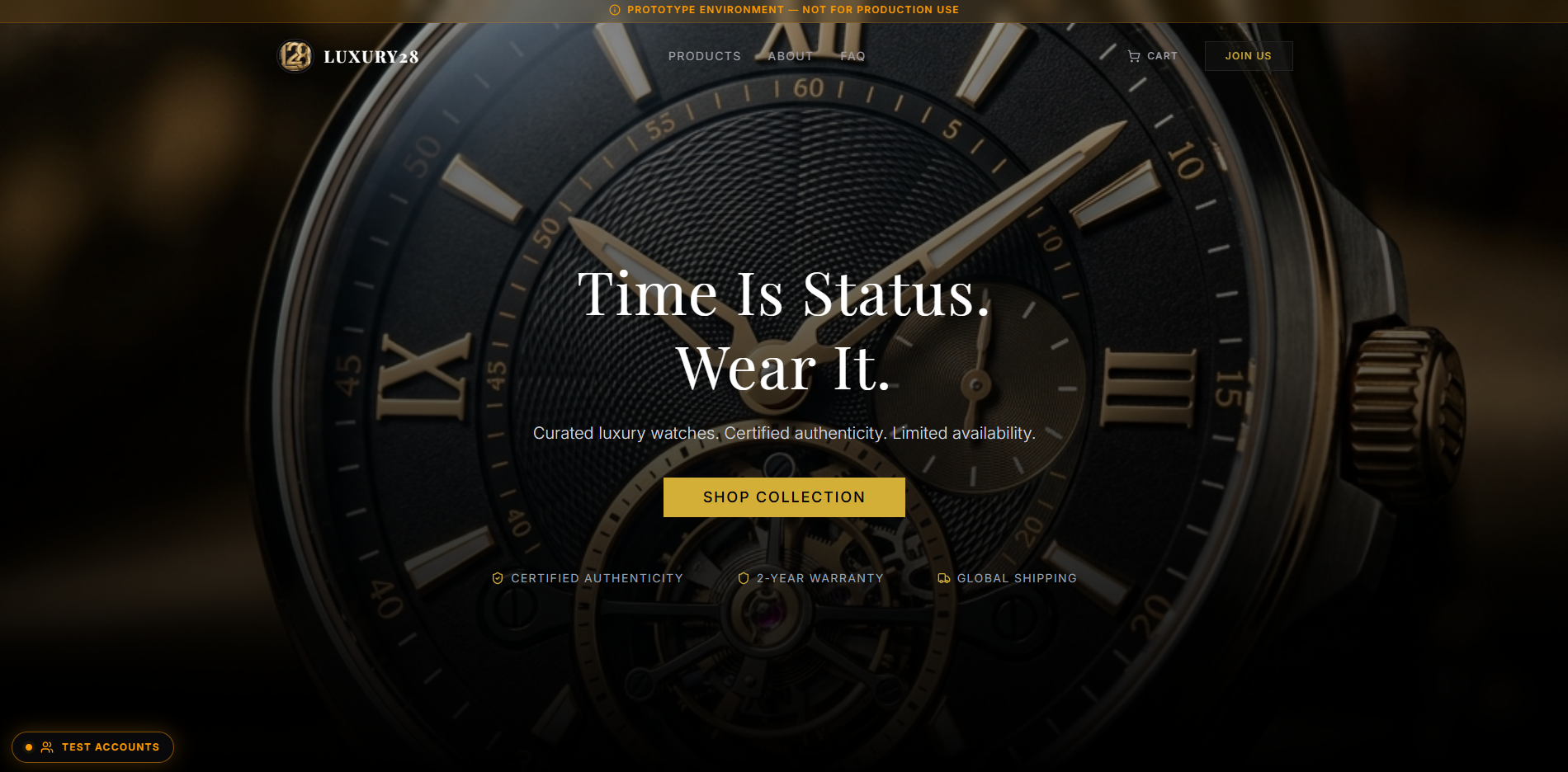 Luxury28 E-Commerce Jam Tangan Mewah
