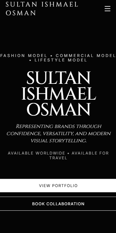 Sultan Ishmael Osman mobile view